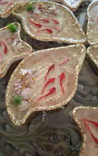 حوض صدفی ماهی سه بعدی یا ماهی رزینی