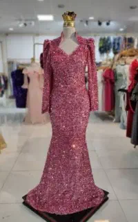 پیراهن مجلسی پولک دوزی