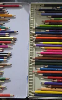 مداد رنگی ۸۰ تایی حلبی فلامینگو