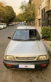 پراید نقره ای مدل ۸۷