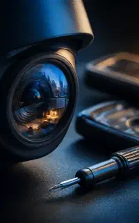 شاگرد مبتدی نصب دوربین مداربسته