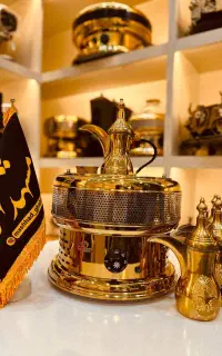 اصالت و مهمان‌نوازی عربی با منقل شنی و دله