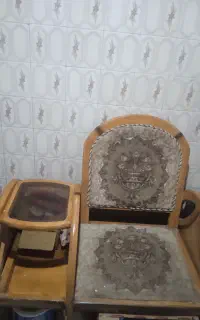 میز تلفن   صندلی دار