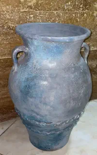 گلدان کوزه ای پتینه