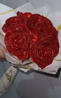 هدیه جاودانه گل روبانی