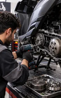 سرویس و تعمیر موتور سیکلت در منزل شما
