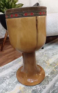 تنبک درحدنواستفاده نشده به همراه کیف ودوعددکتاب