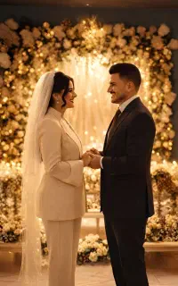 فیلمبرداری عروس اقسا طی عکاسی عقد کلیپ