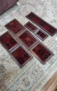 قالیچه وتابلو ست قالیچه. بوفه وجاکفش