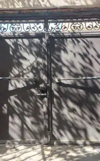 درب پارکینگ ورق سنگین به همراه جک بازویی ایتالیایی