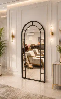 آینه قدی پنچره ای فلزی