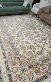 فرش زیبا گل برجسته مناسب جهزیه