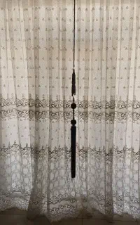 پرده با پارچه ترک