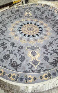 فرش گرد قطر یک و نیم