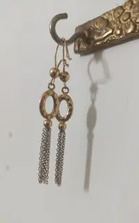 گوشواره آویز در حد نو