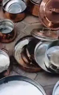 سفید کردن ظروف مسی
