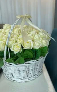 سبد گل مصنوعی و سبد بله برون نو