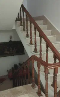 نرده‌وپله‌چوبی
