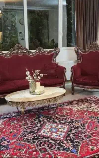 مبل ۹نفره استیل شیک و تمیز
