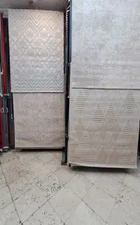 قالیچه الهیه فرش اتاق ۴ متری عسلی بژ سبز