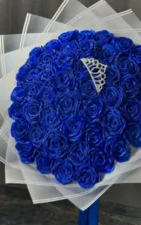 گل روبانی دسته گل و باکس