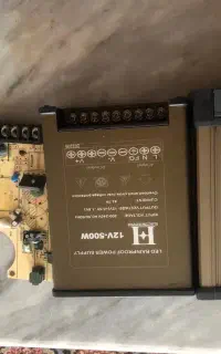 ترانس ۱۲وات سوخته