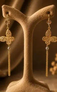 النگو .سرویس عروس وگوشواره طلا جدید رسید