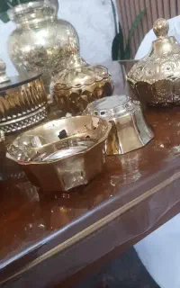کاسه ماست خوری طلایی