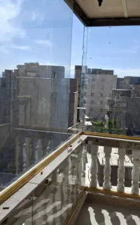 شیشه سکوریت نرده شیشه ای  کرکره برقی وکابین دوش