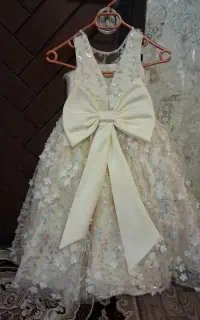 تور بهار پیرهن بچه گانه عروسی