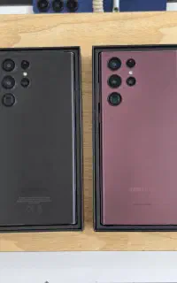 Galaxy S22Ultra در حد اکبند /مشکی و بنفش