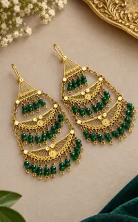 گوشواره آبکاری طلا