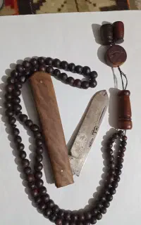 ۱عدد تسبیح چوب کهوراز ریز تا درشت ۱۰۱دانه