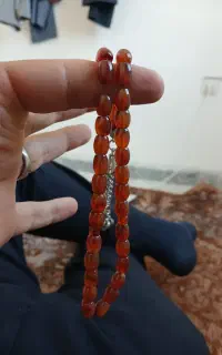 تسبیح عقیق خراسانی اصل ۳۳ عددی