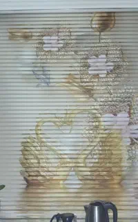 پرده زبرا چاپی تمیزطرح قودرحد نو دومکانیزه