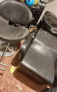 سرشور و صندلی ارایشگاه