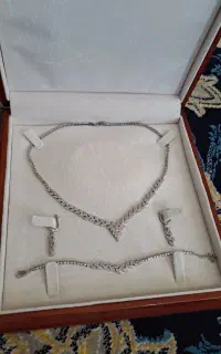 یک عدد سرویس مجلسی نقره زنانه به فروش می‌رسد