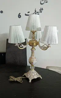 ۲ تا آباژور رو میزی ۳ شاخه ۴ شعله