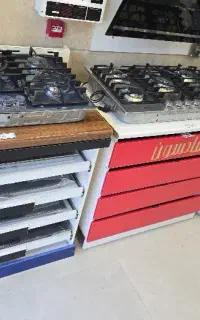 انواع اجاق گاز صفحه ای شیشه ای و استیل