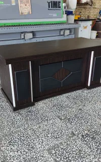 میز ترکیبی / پنل نقره ای و طلایی