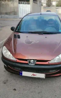 پژو 206 مدل 87 بی رنگ بی ضربه