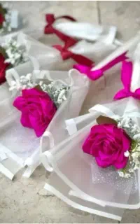 آموزش گل روبانی