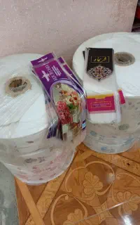 طاقه سفره یکبار مصرف و لفاف
