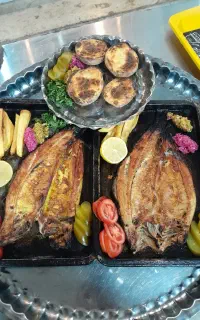 کافه باغ و رستوران پرورش ماهی الماس