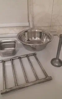 آبکش و زیر قابلمه و  بشکوب