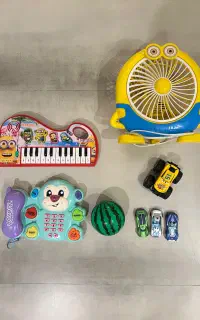 پنکه ، ارگ، تلفن، ۴ عدد ماشین