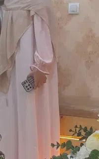 پیراهن مجلسی صورتی ملیح مناسب عقد و نامزدی