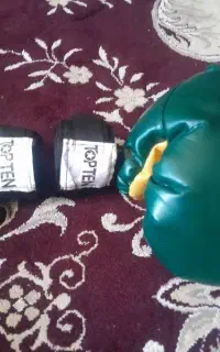 دستکش بکس با لثه گیر و باند
