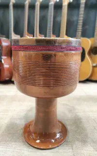 تنبک گردو با پوست شتردهانه28 گالری موسیقی آرتیا