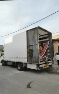 (کوثر بار کنگان)حمل اثاثیه با ایسوزو 8تن ومسقف